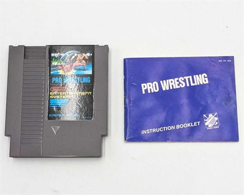 Pro Wrestling - Small Box - Complete In Box - (EEC) - NES Spil (C Grade) (Genbrug)